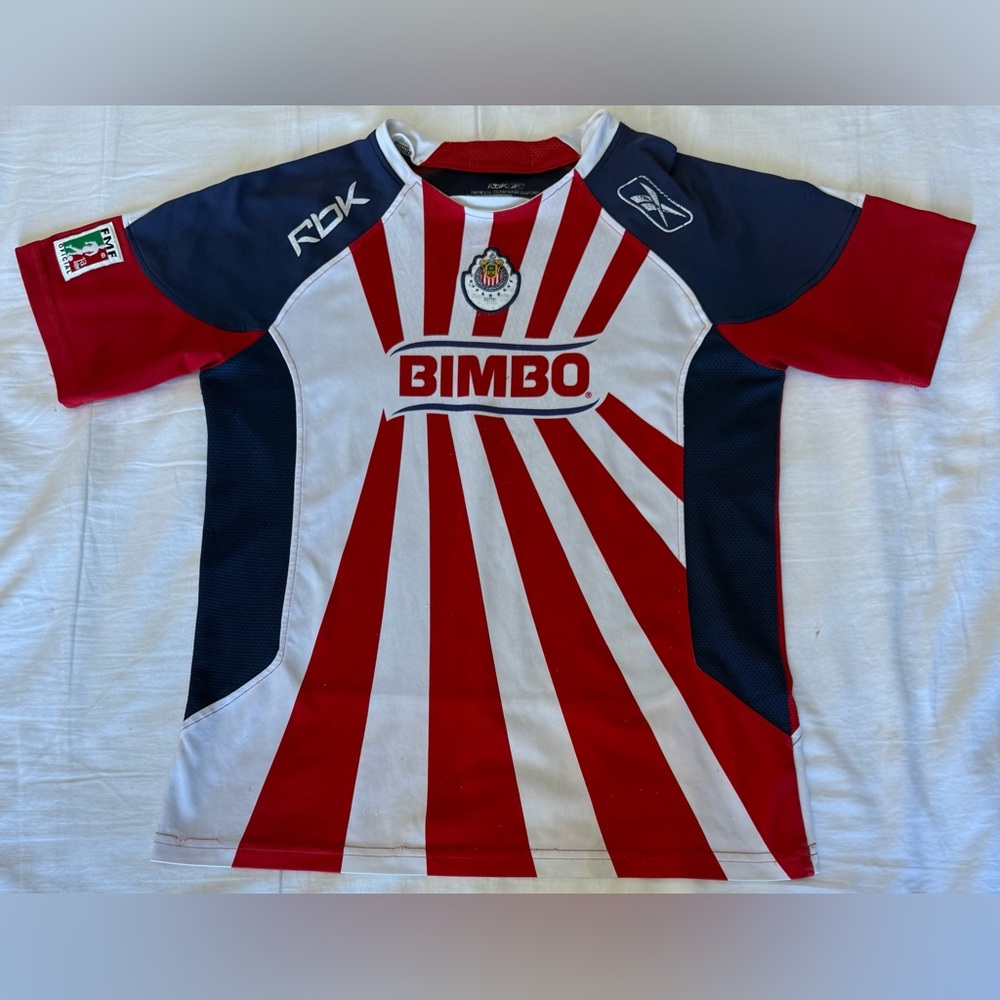 Reebok Kids Red White Blue Chivas Jersey